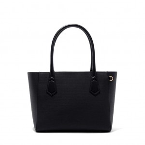 Black Dagne Dover Signature Classic Tote Bags | BAOQ41798