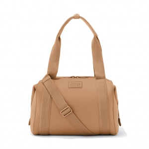 Brown Dagne Dover Landon NeopreneCarryall Medium Handbag | SLTY96530