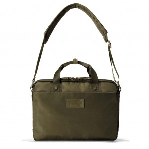 Dark Moss Dagne Dover Oslo Slim Laptop Tote Bags | TYCO65409