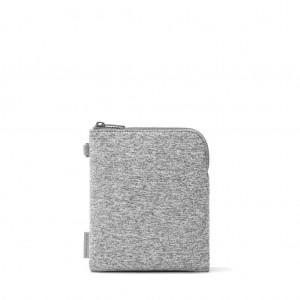 Grey Dagne Dover Skye NeopreneOrganic Cotton Essentials Pouch Neoprene Wallets | SVUL47612