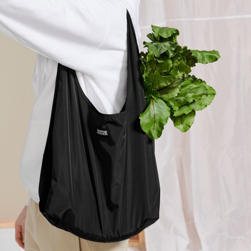 Black Dagne Dover Dash Grocery Tote Bags | LYNR14938