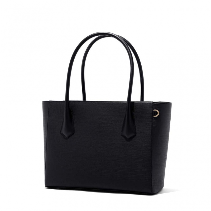 Black Dagne Dover Signature Legend Tote Bags | LGSD05291