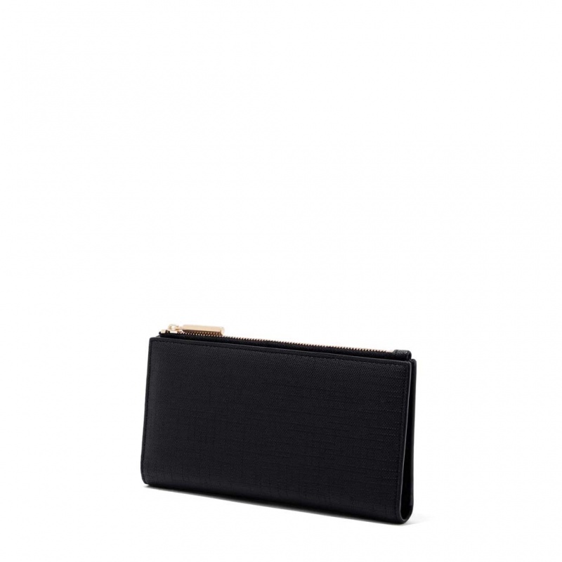 Black Dagne Dover Slim Wallets | XBCL93028