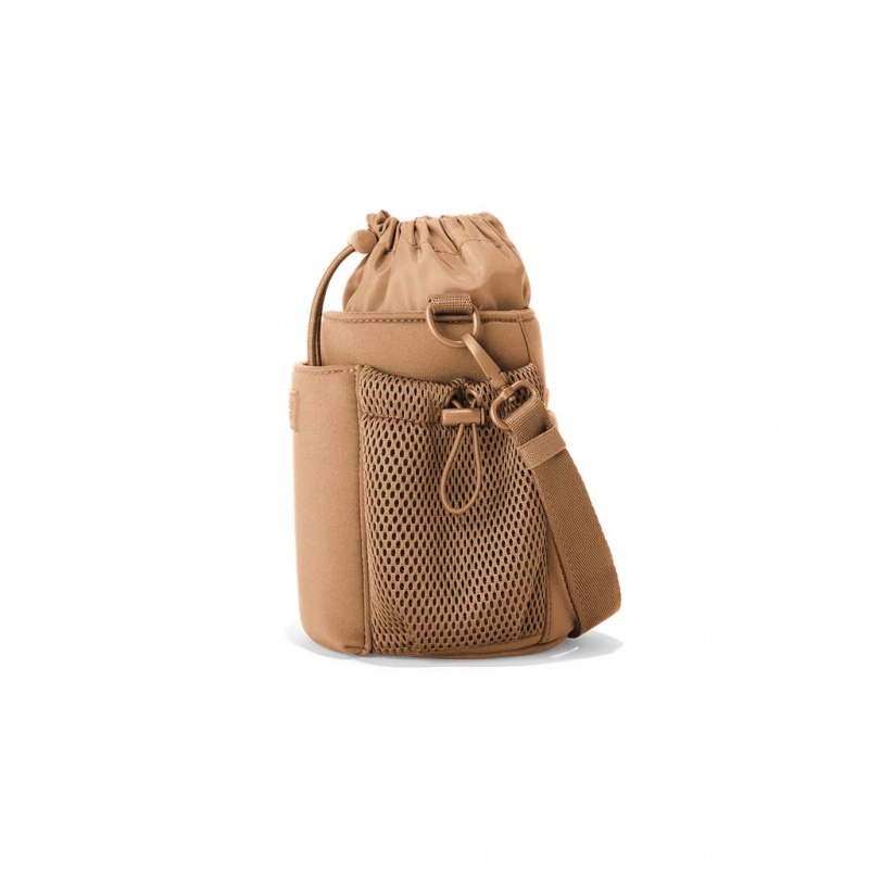 Brown Dagne Dover Sloan Water Bottle Sling Crossbody Bags | FURJ32589