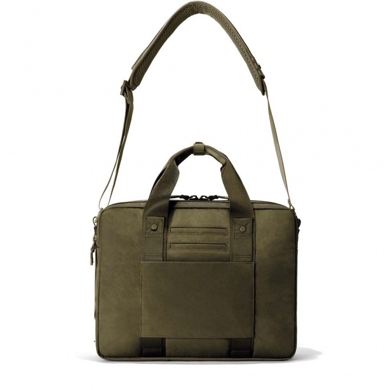 Dark Moss Dagne Dover Berlin Travel Brief Tote Bags | MSLV10862