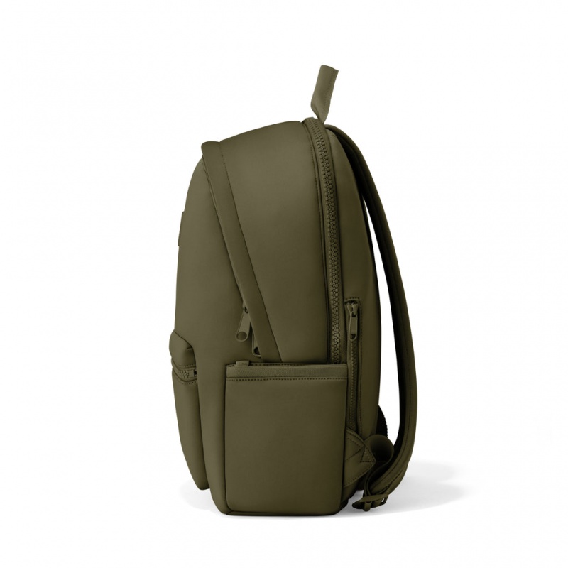 Dark Moss Dagne Dover Dakota Neoprene Large Backpacks | DWKM53142