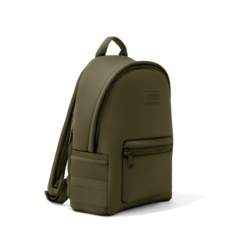 Dark Moss Dagne Dover Dakota Neoprene Medium Backpacks | TZDQ74239