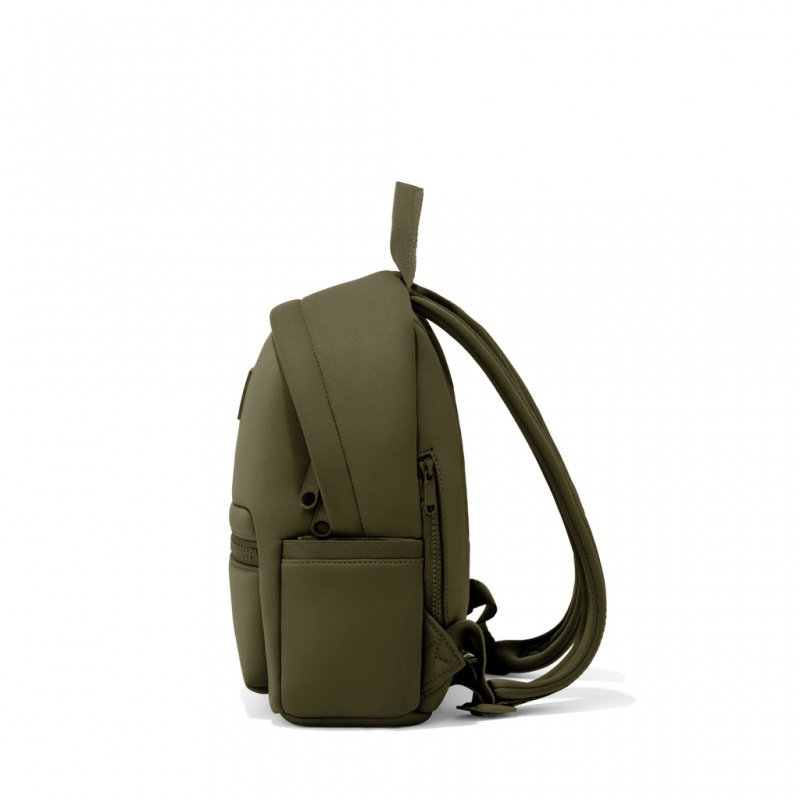 Dark Moss Dagne Dover Dakota Neoprene Small Backpacks | EKLR58632