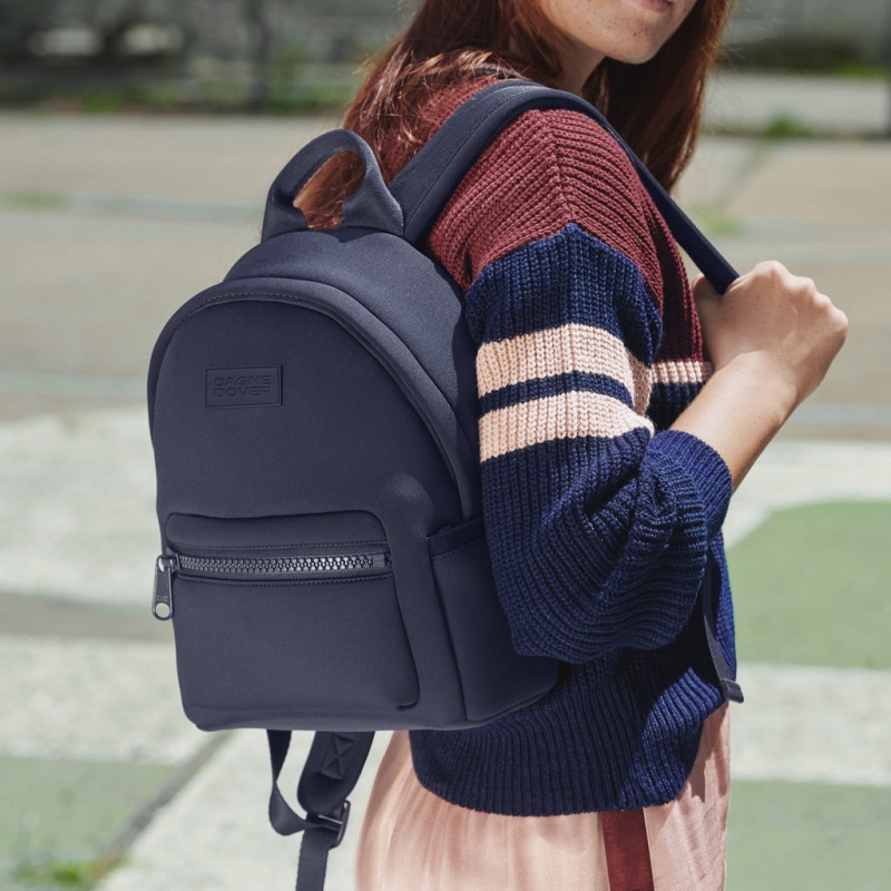 Dark Moss Dagne Dover Dakota Neoprene Small Backpacks | EKLR58632