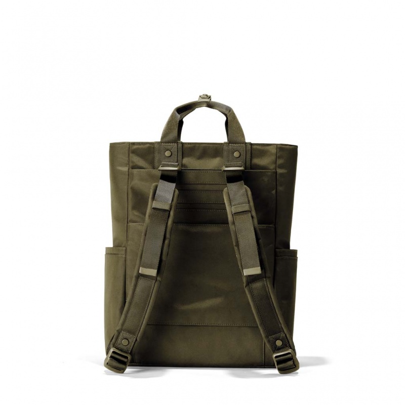 Dark Moss Dagne Dover Petra Convertible Tote Backpacks | MEYT81342