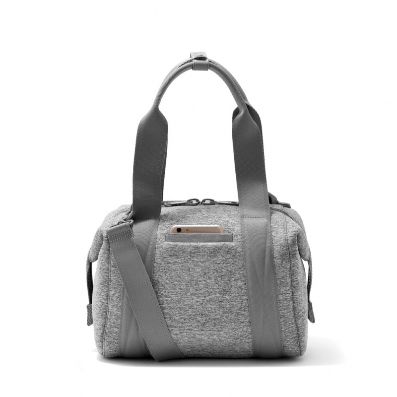 Grey Dagne Dover Landon NeopreneCarryall Small Handbag | GBTN79845