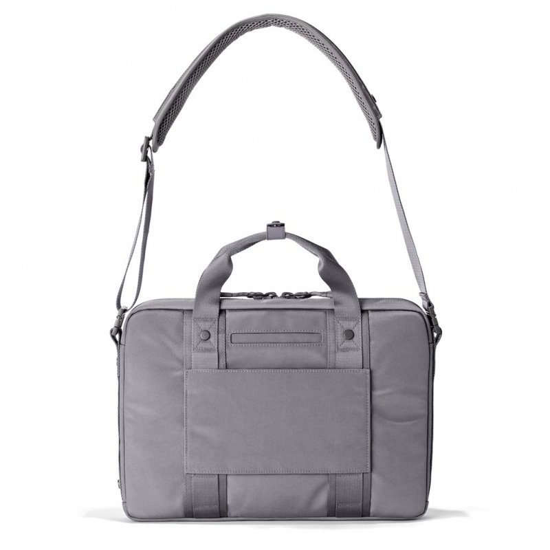 Grey Dagne Dover Oslo Slim Laptop Tote Bags | AKJF13874