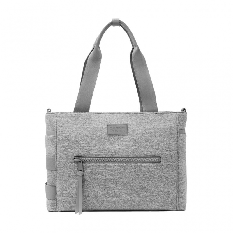 Grey Dagne Dover Wade Neoprene Diaper Tote Crossbody Bags | JQEA21476