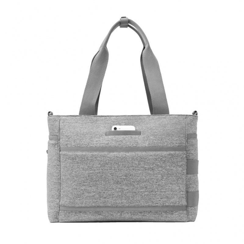 Grey Dagne Dover Wade Neoprene Diaper Tote Crossbody Bags | JQEA21476