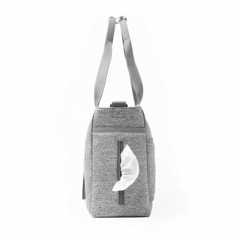 Grey Dagne Dover Wade Neoprene Diaper Tote Crossbody Bags | JQEA21476