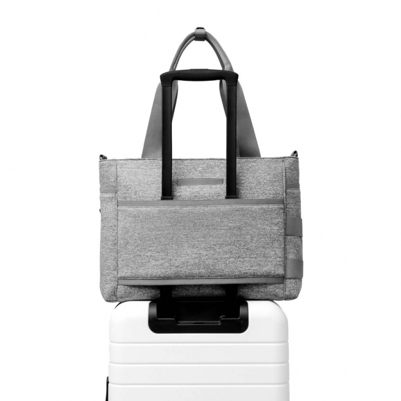 Grey Dagne Dover Wade Neoprene Diaper Tote Crossbody Bags | JQEA21476